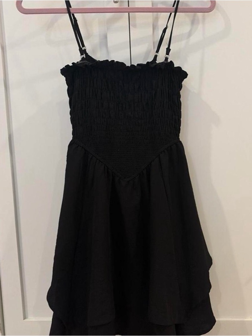 Wild Fable Black Smocked Sundress
